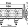 LED fényhíd 72W 7200Lm 30cm - Image 2