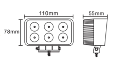 led fény lámpa munkalámpa segédfény