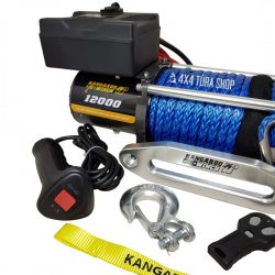 KangarooWinch K12000 elektromos csörlő 12V szintetikus kötéllel - Image 3