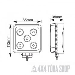 mini LED munkalámpa, 15W 4x4L068