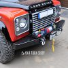 Defender-90-110-130 első lökhárító klímás