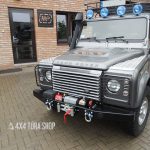 Defender-90-110-130 első lökhárító klímás