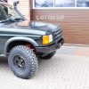 Discovery II első fém lökhárító HD1, 4x4 Túra Shop LED fényhíd munkalámpa terepjáró offroad traktor autómentő felszerelés, csörlő rántokötél heveder
