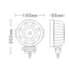 led munkalámpa 51W