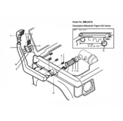 Snorkel Mitsubishi Pajero I. - Image 4
