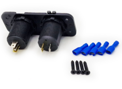 Műszertartó dupla usb foglalattal és voltmérővel - Image 3
